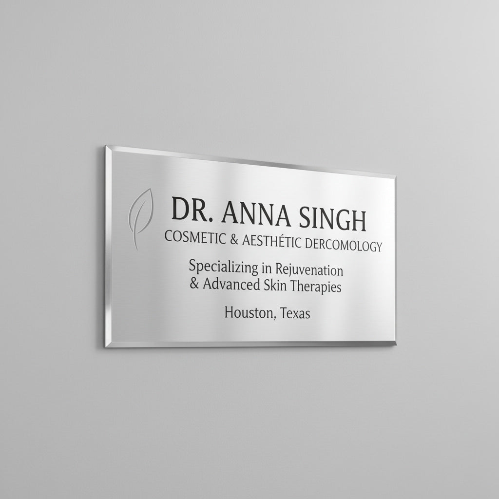 PrintZone aluminum signs – durable custom metal signage for indoor and outdoor use in Houston, TX